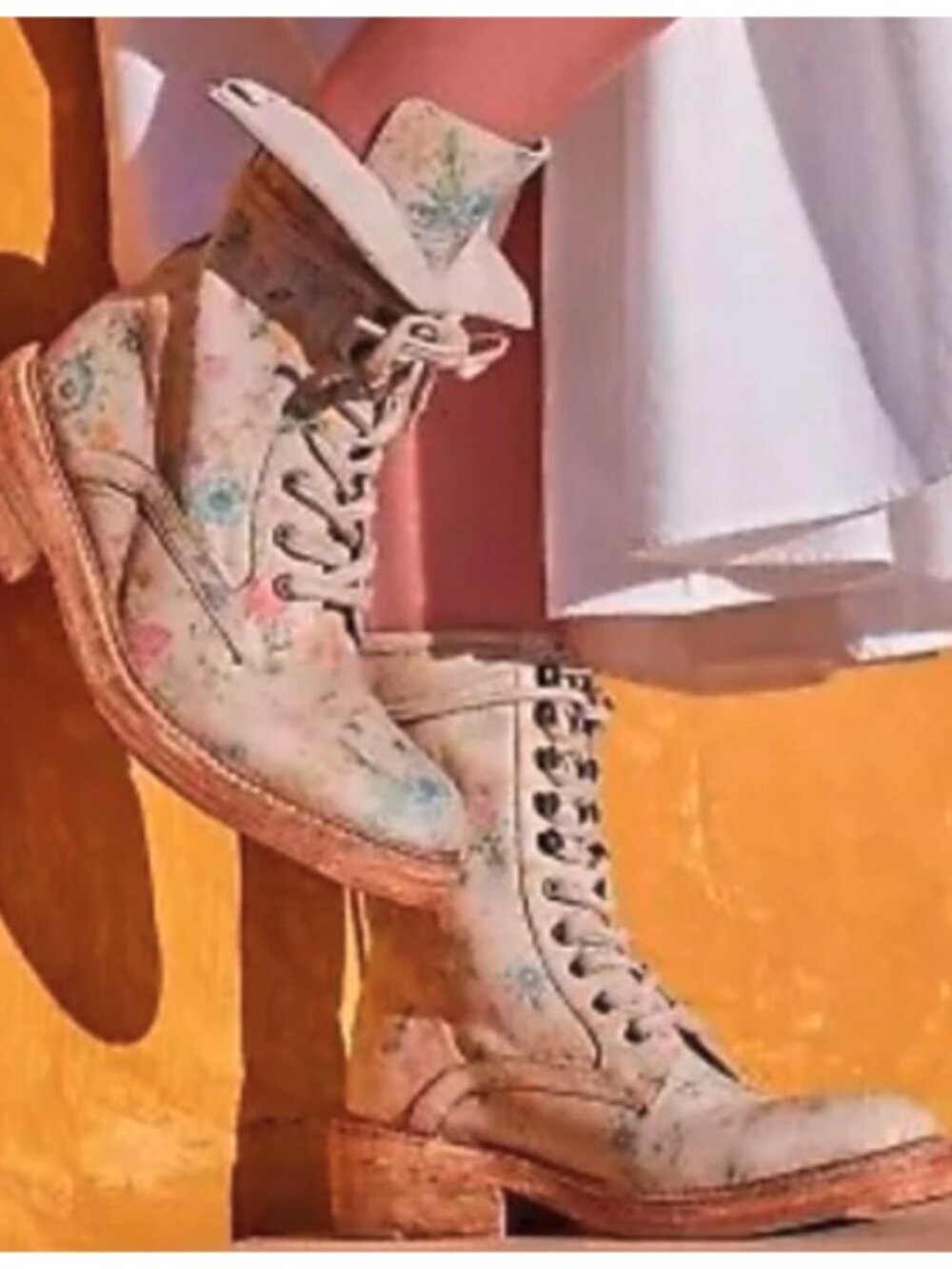Free People Santa Fe Leather Bootie, FLORAL, Size 9US/39EU, NWT - Picture 2 of 16
